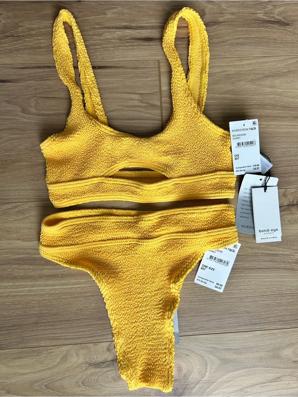 NWT bond-eye Two Piece Bathing Suit